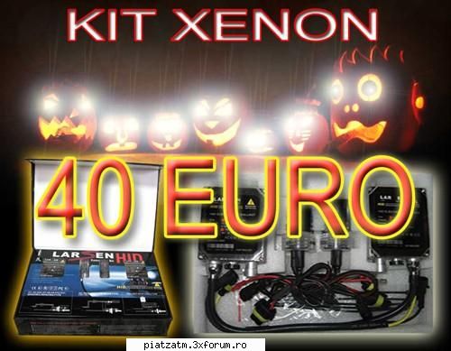 PROMOTIE - Kit Xenon doar 40 euro - Cel mai mic pret de pe piata doar 40 de euro - Auto - Moto - Velo
