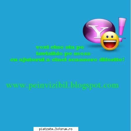 Vezi cine sta pe invizibil pe Yahoo Messenger - Verifica daca o persoana este online, offline sau - Diverse!